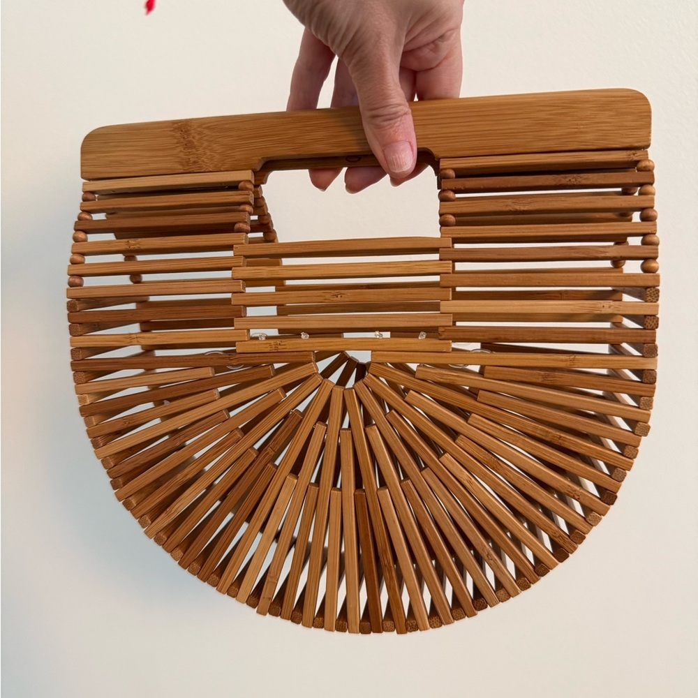 GAIA'S ARK SMALL WOODEN BAG